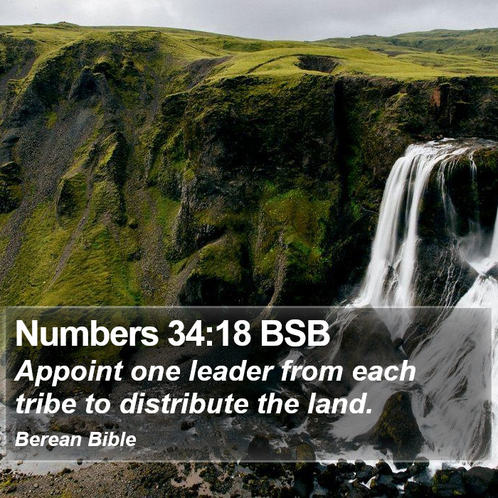 Numbers 34:18 BSB Bible Study