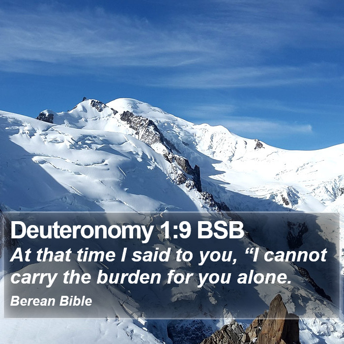 Deuteronomy 1:9 BSB Bible Study