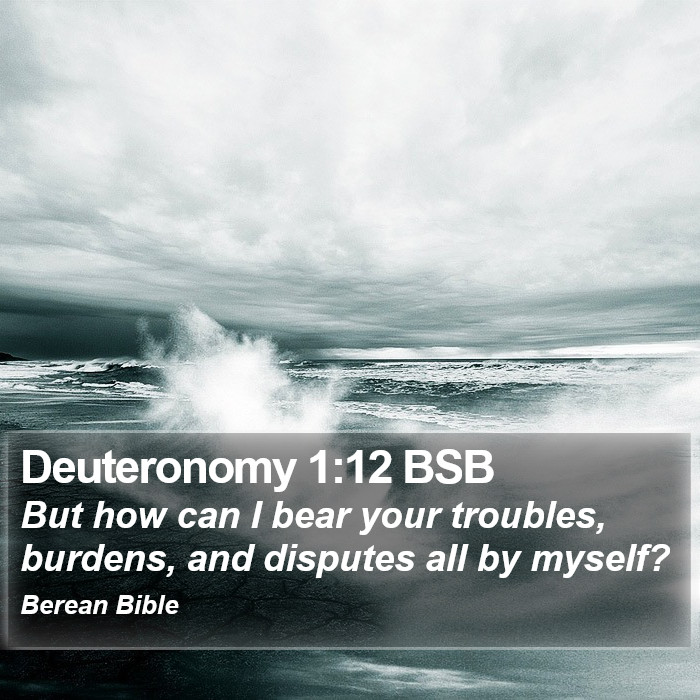 Deuteronomy 1:12 BSB Bible Study