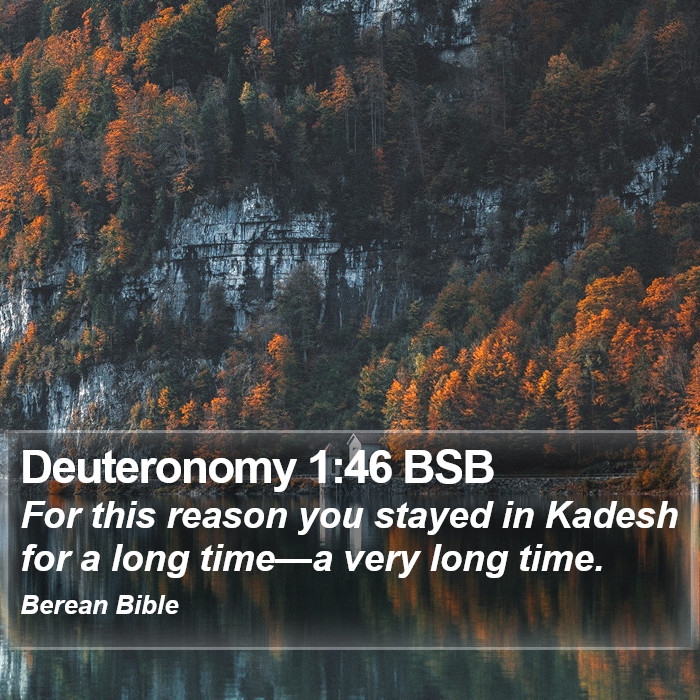 Deuteronomy 1:46 BSB Bible Study