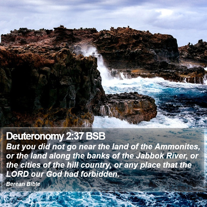 Deuteronomy 2:37 BSB Bible Study