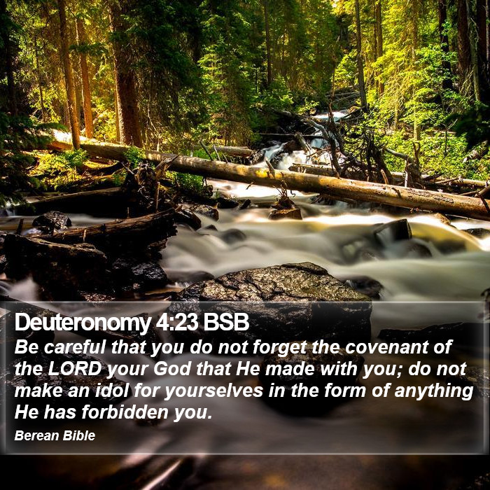 Deuteronomy 4:23 BSB Bible Study