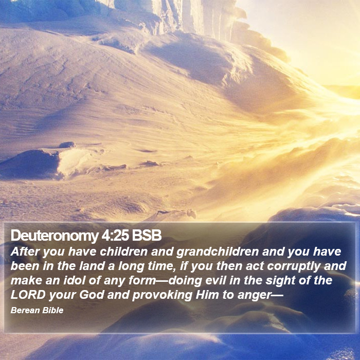 Deuteronomy 4:25 BSB Bible Study