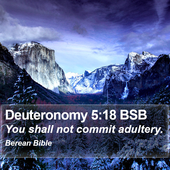 Deuteronomy 5:18 BSB Bible Study