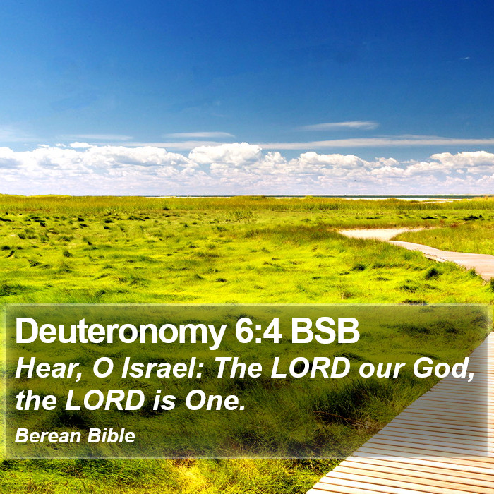 Deuteronomy 6:4 BSB Bible Study