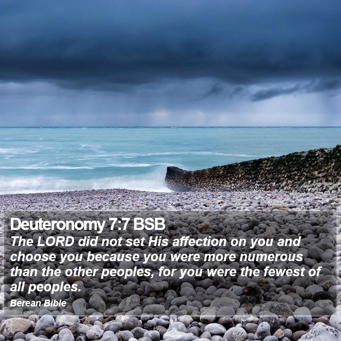 Deuteronomy 7:7 BSB Bible Study