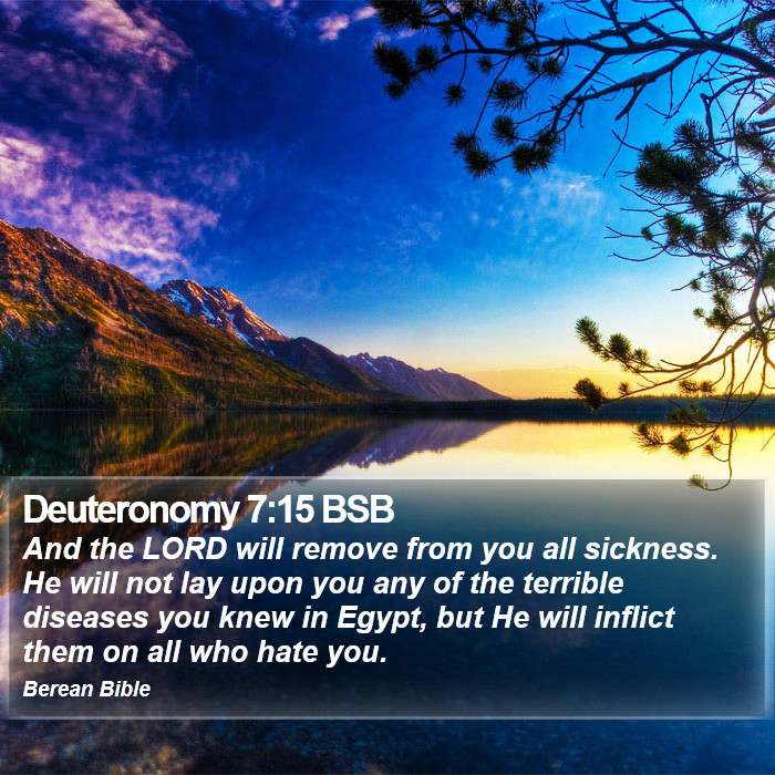 Deuteronomy 7:15 BSB Bible Study