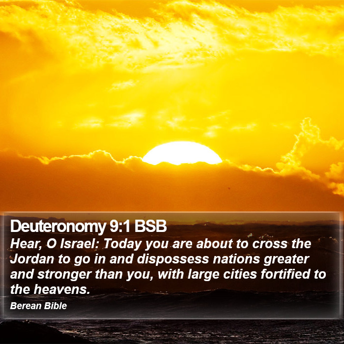 Deuteronomy 9:1 BSB Bible Study