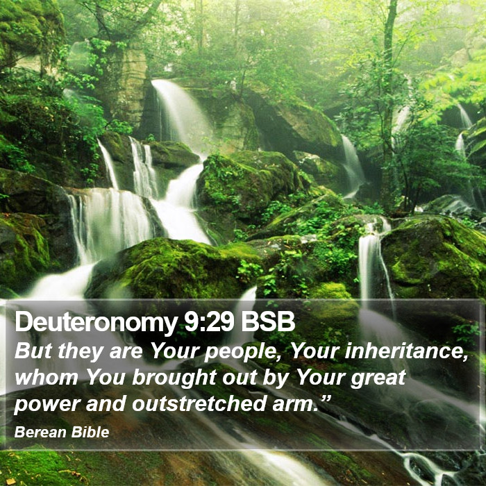 Deuteronomy 9:29 BSB Bible Study