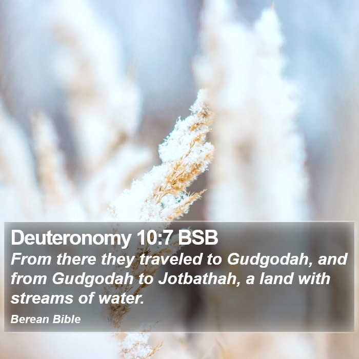 Deuteronomy 10:7 BSB Bible Study