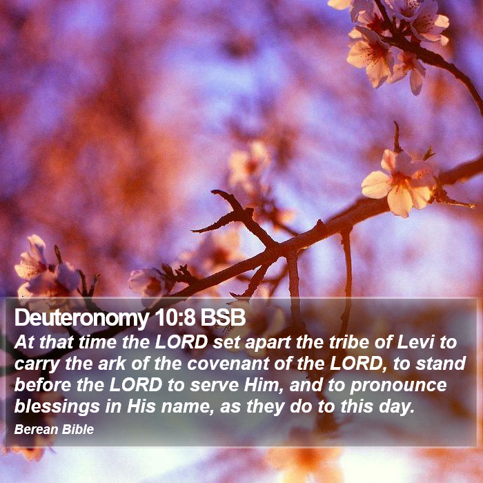 Deuteronomy 10:8 BSB Bible Study