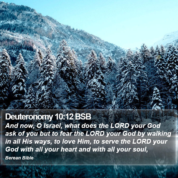 Deuteronomy 10:12 BSB Bible Study