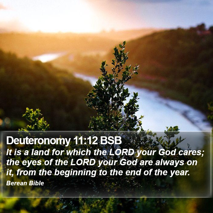 Deuteronomy 11:12 BSB Bible Study