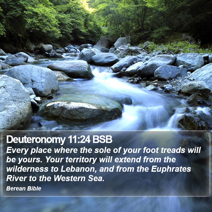 Deuteronomy 11:24 BSB Bible Study