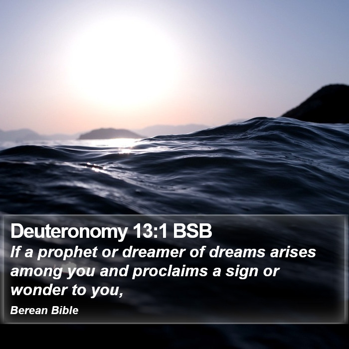 Deuteronomy 13:1 BSB Bible Study