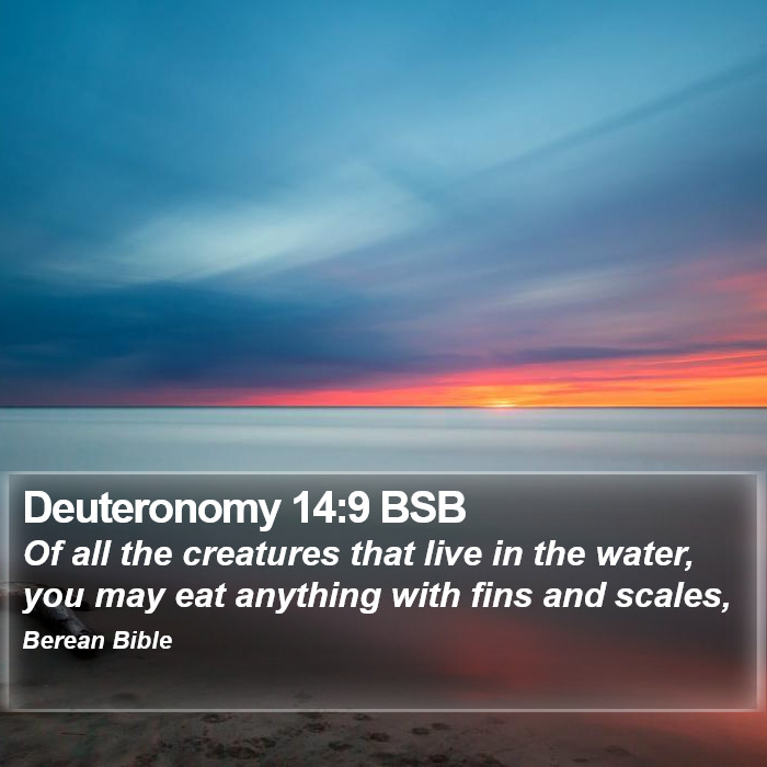 Deuteronomy 14:9 BSB Bible Study