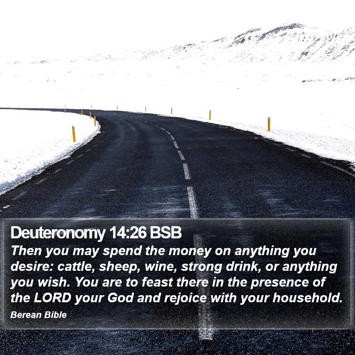 Deuteronomy 14:26 BSB Bible Study