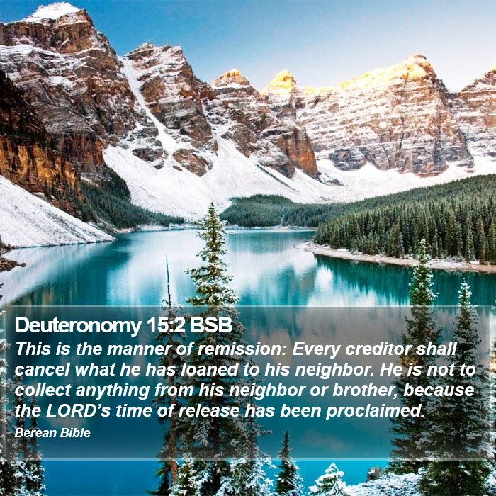 Deuteronomy 15:2 BSB Bible Study