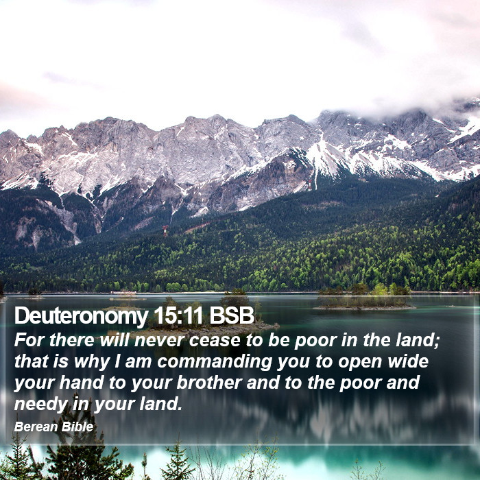 Deuteronomy 15:11 BSB Bible Study