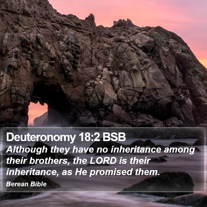 Deuteronomy 18:2 BSB Bible Study