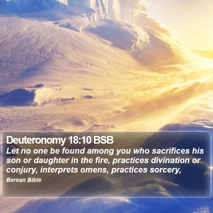 Deuteronomy 18:10 BSB Bible Study