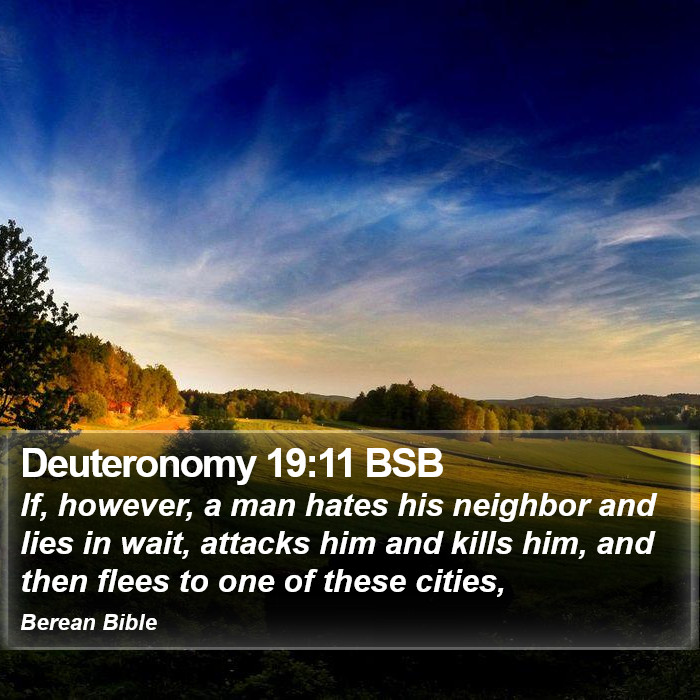 Deuteronomy 19:11 BSB Bible Study