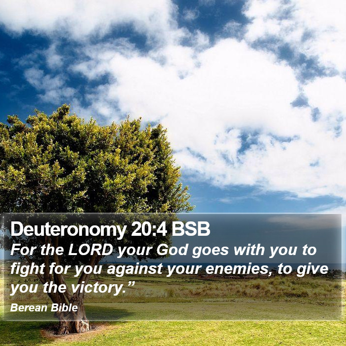 Deuteronomy 20:4 BSB Bible Study