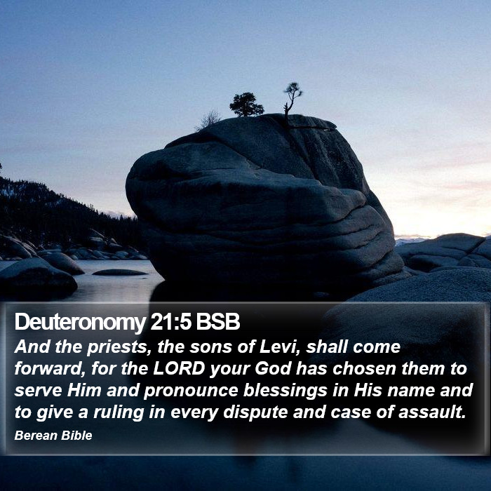 Deuteronomy 21:5 BSB Bible Study