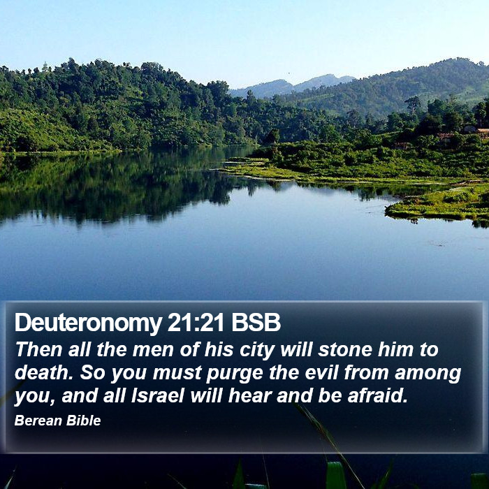 Deuteronomy 21:21 BSB Bible Study