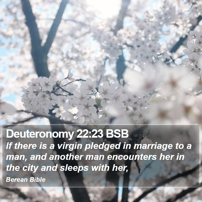 Deuteronomy 22:23 BSB Bible Study