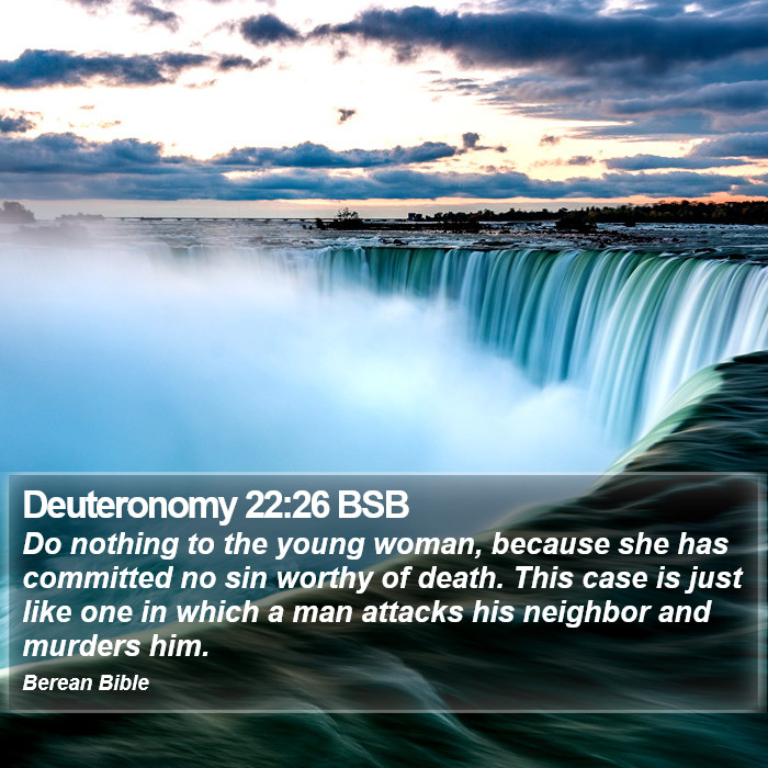 Deuteronomy 22:26 BSB Bible Study