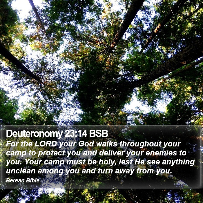 Deuteronomy 23:14 BSB Bible Study