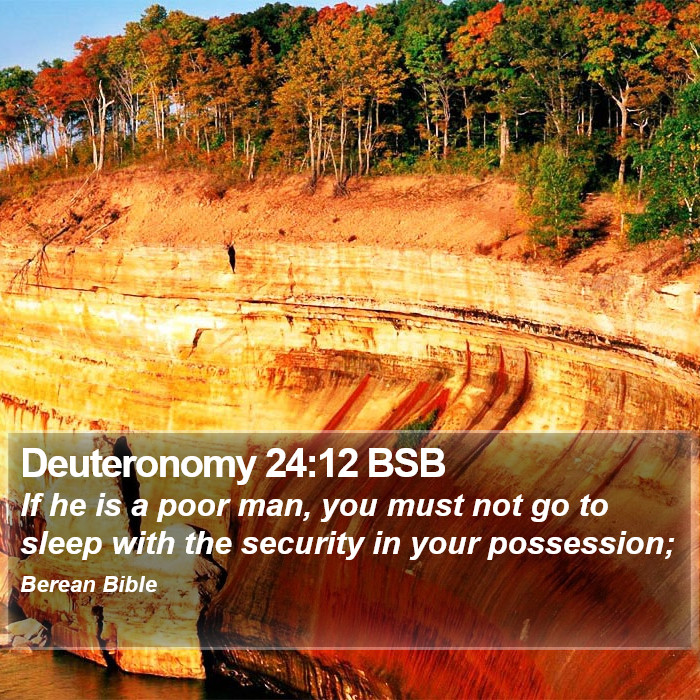 Deuteronomy 24:12 BSB Bible Study