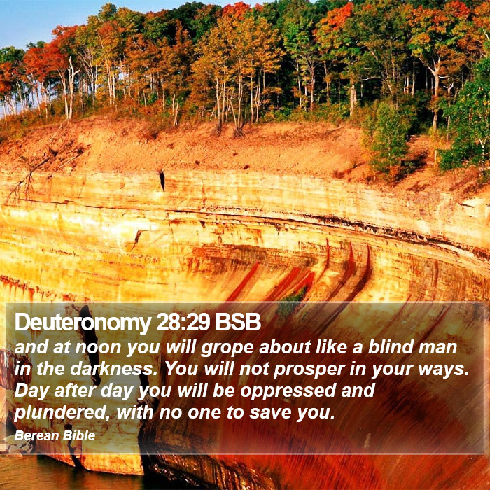 Deuteronomy 28:29 BSB Bible Study