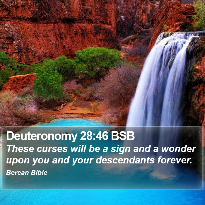 Deuteronomy 28:46 BSB Bible Study