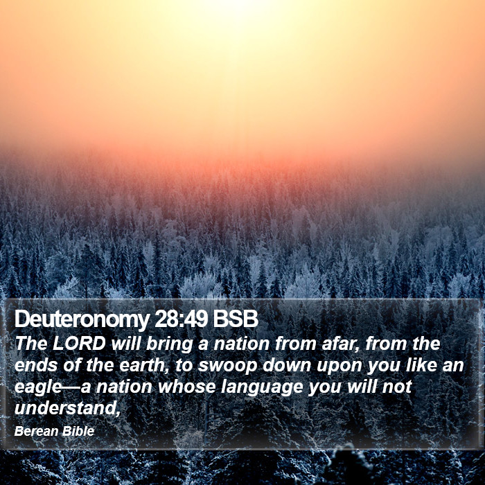 Deuteronomy 28:49 BSB Bible Study