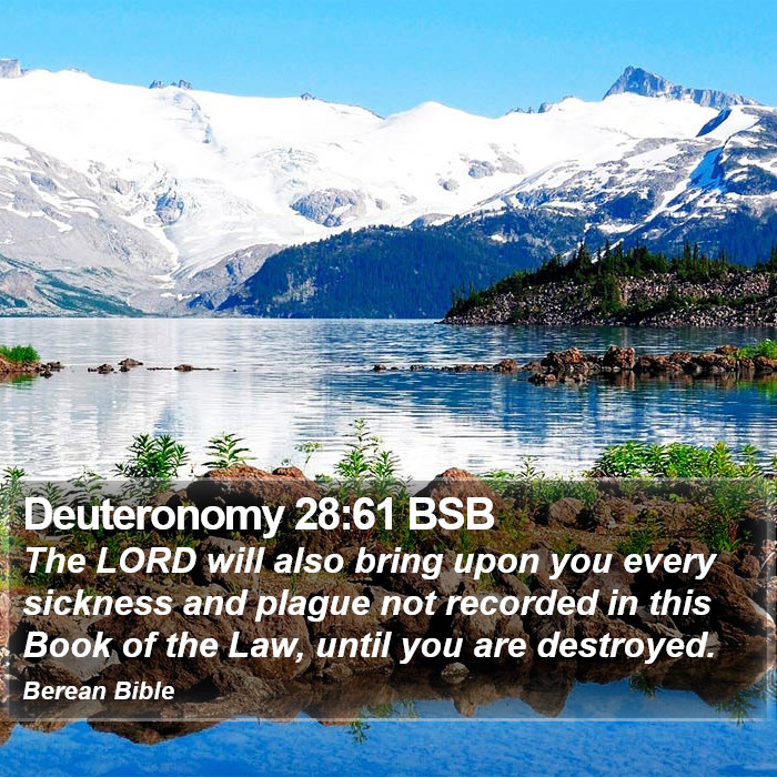 Deuteronomy 28:61 BSB Bible Study