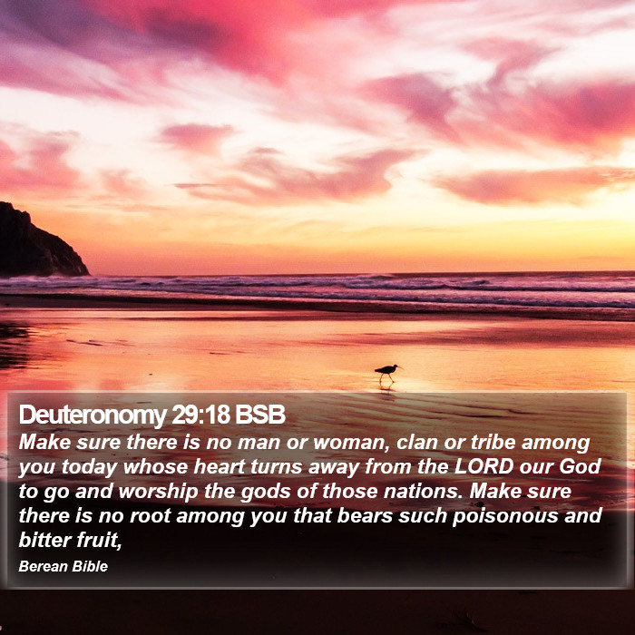 Deuteronomy 29:18 BSB Bible Study