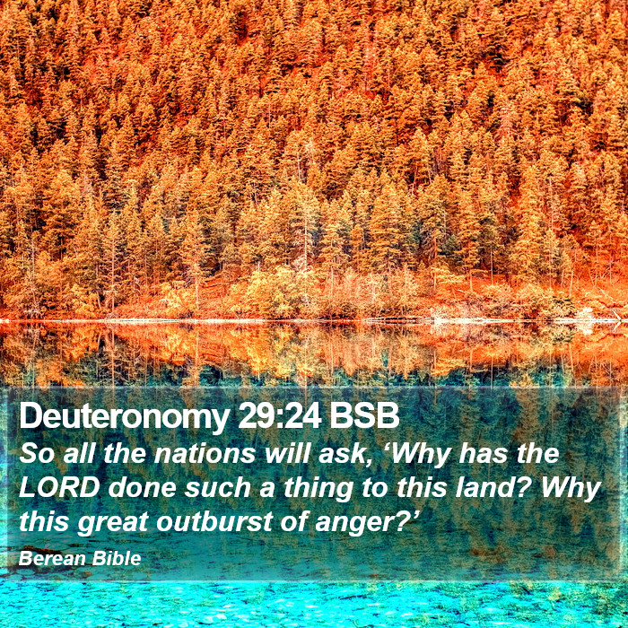 Deuteronomy 29:24 BSB Bible Study