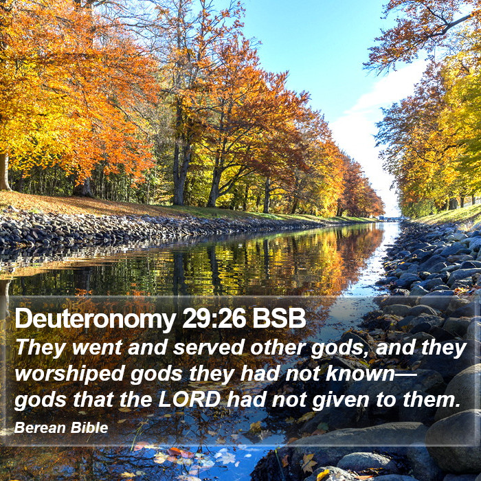 Deuteronomy 29:26 BSB Bible Study