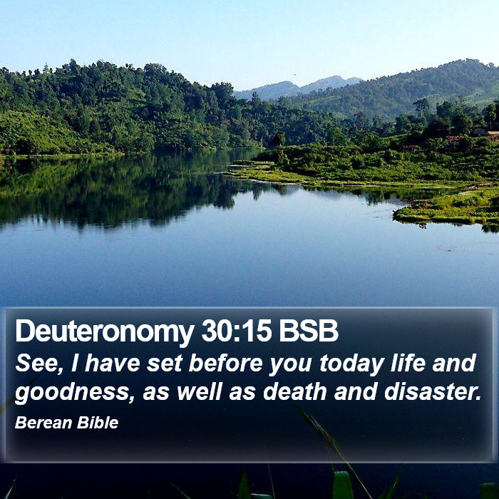 Deuteronomy 30:15 BSB Bible Study