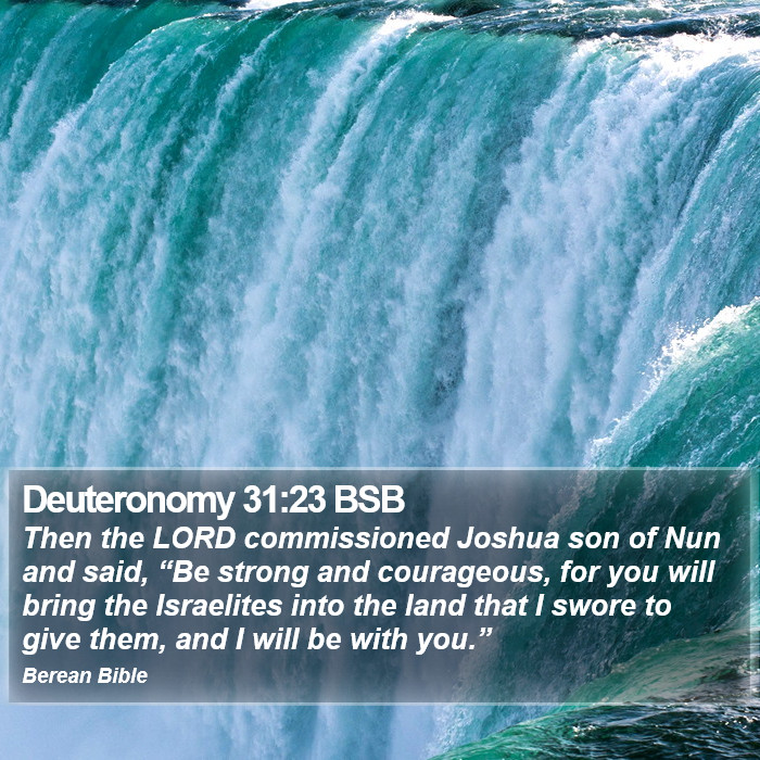 Deuteronomy 31:23 BSB Bible Study