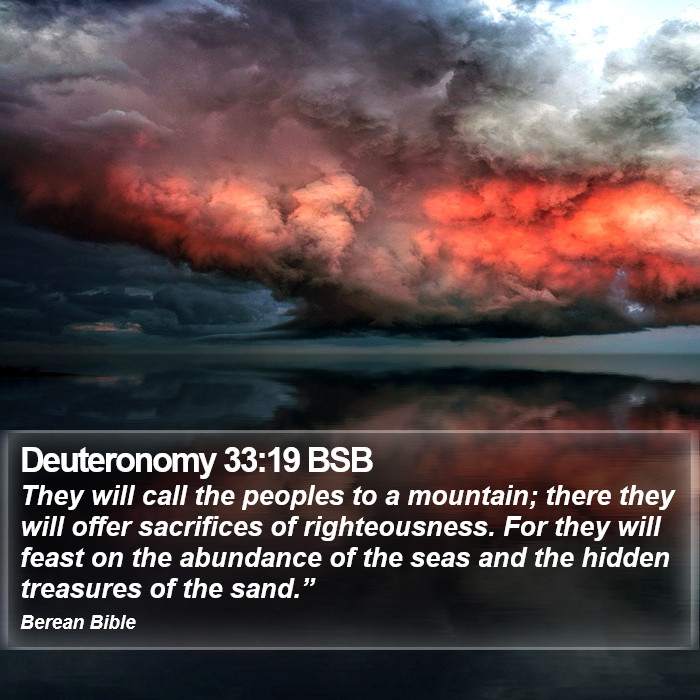 Deuteronomy 33:19 BSB Bible Study