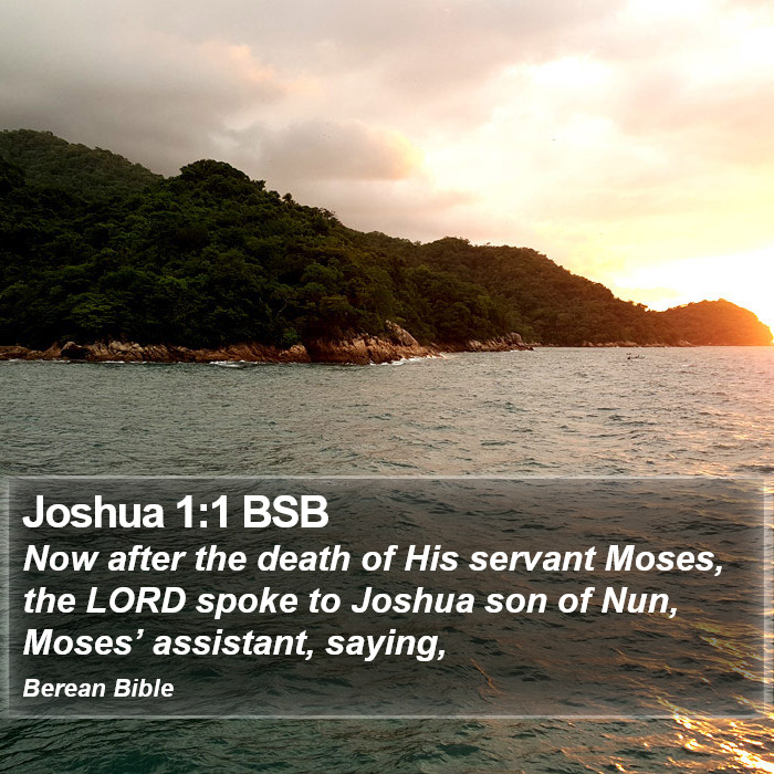 Joshua 1:1 BSB Bible Study