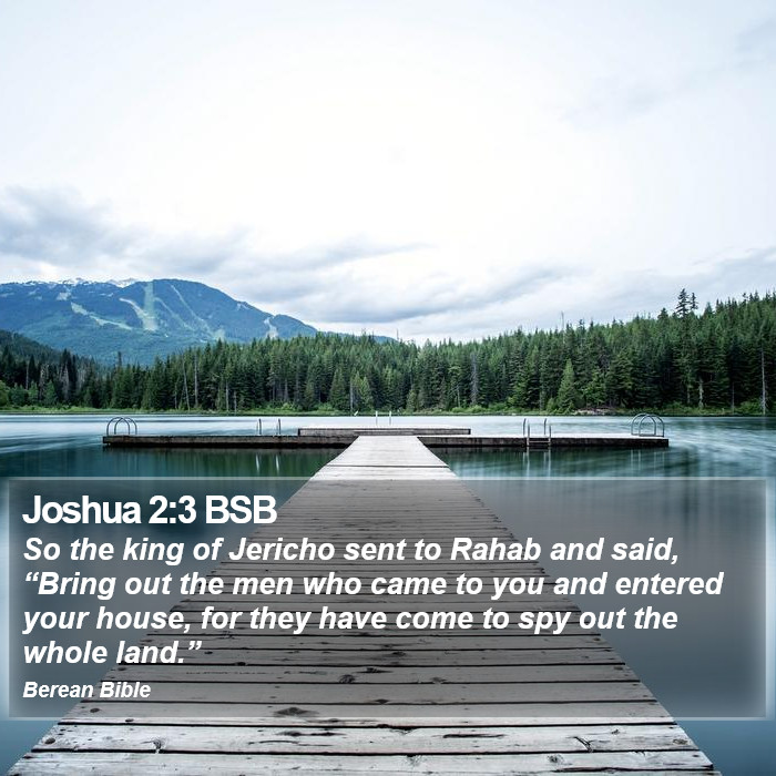 Joshua 2:3 BSB Bible Study