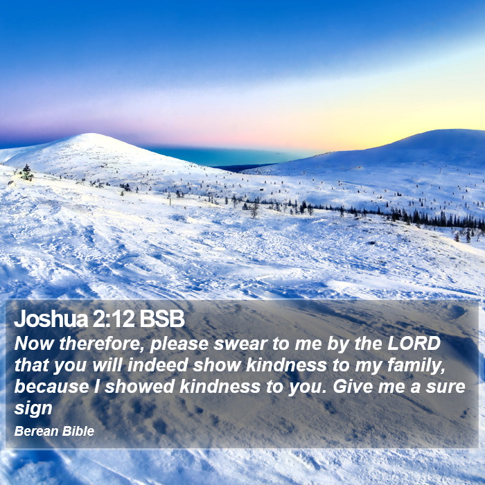 Joshua 2:12 BSB Bible Study