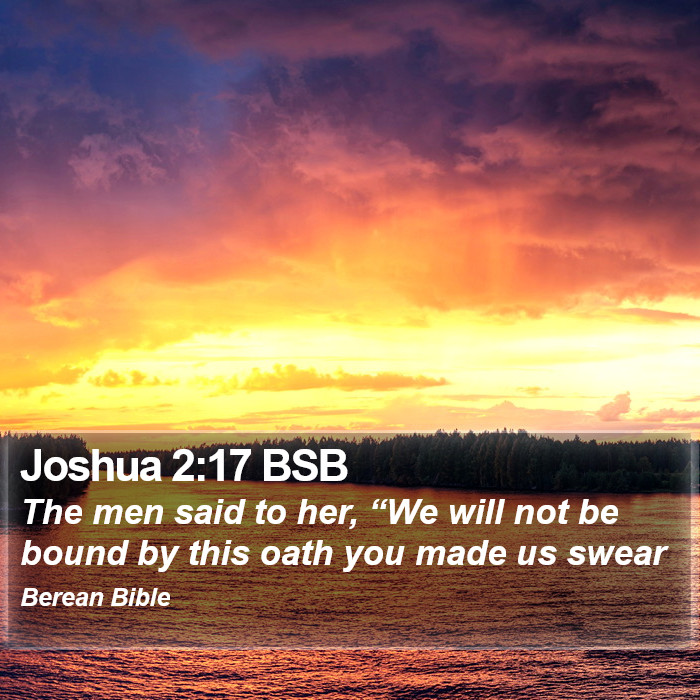 Joshua 2:17 BSB Bible Study