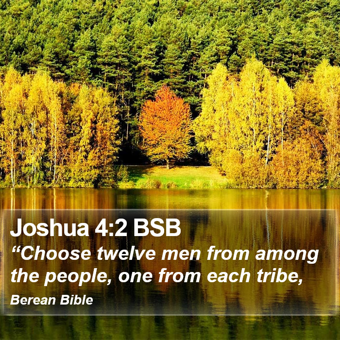 Joshua 4:2 BSB Bible Study