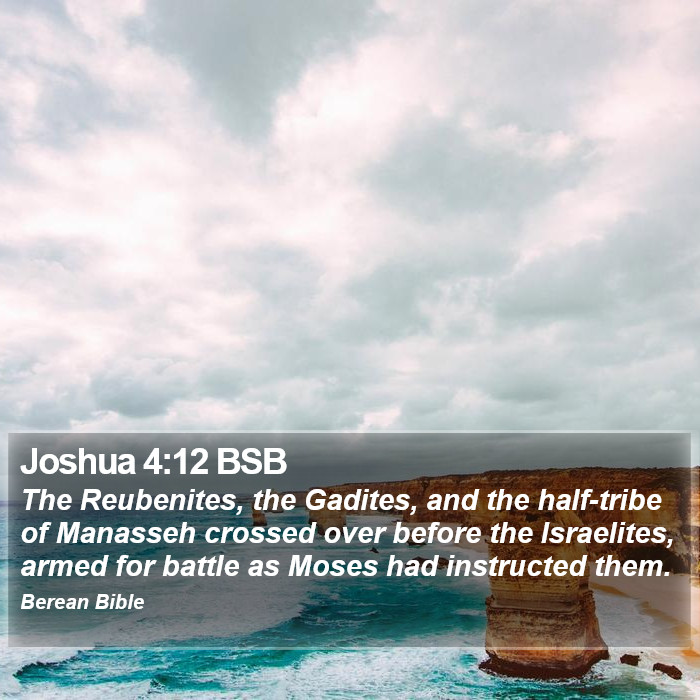 Joshua 4:12 BSB Bible Study