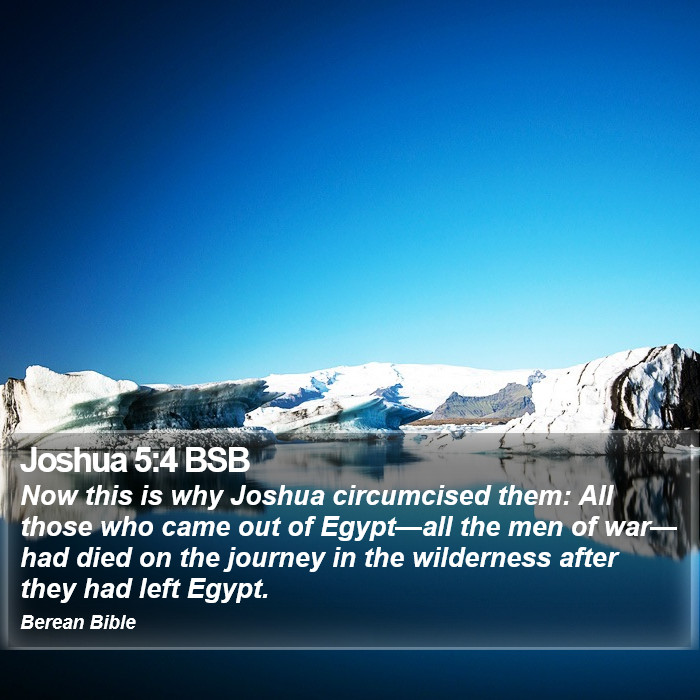 Joshua 5:4 BSB Bible Study